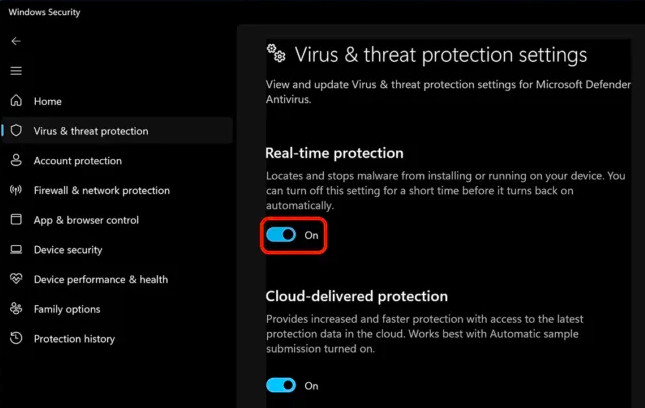 Security Settings